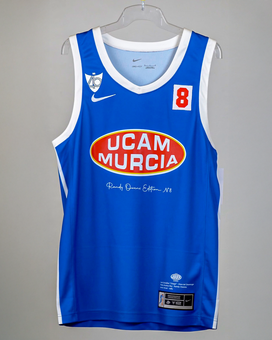 CAMISETA CONMEMORATIVA 40 ANIVERSARIO UCAM CB – EDICIÓN LIMITADA