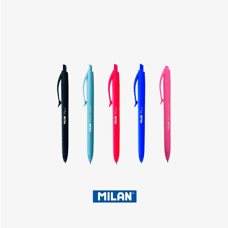 Bolígrafo Milan P1 Touch azul 1mm - Kilumio