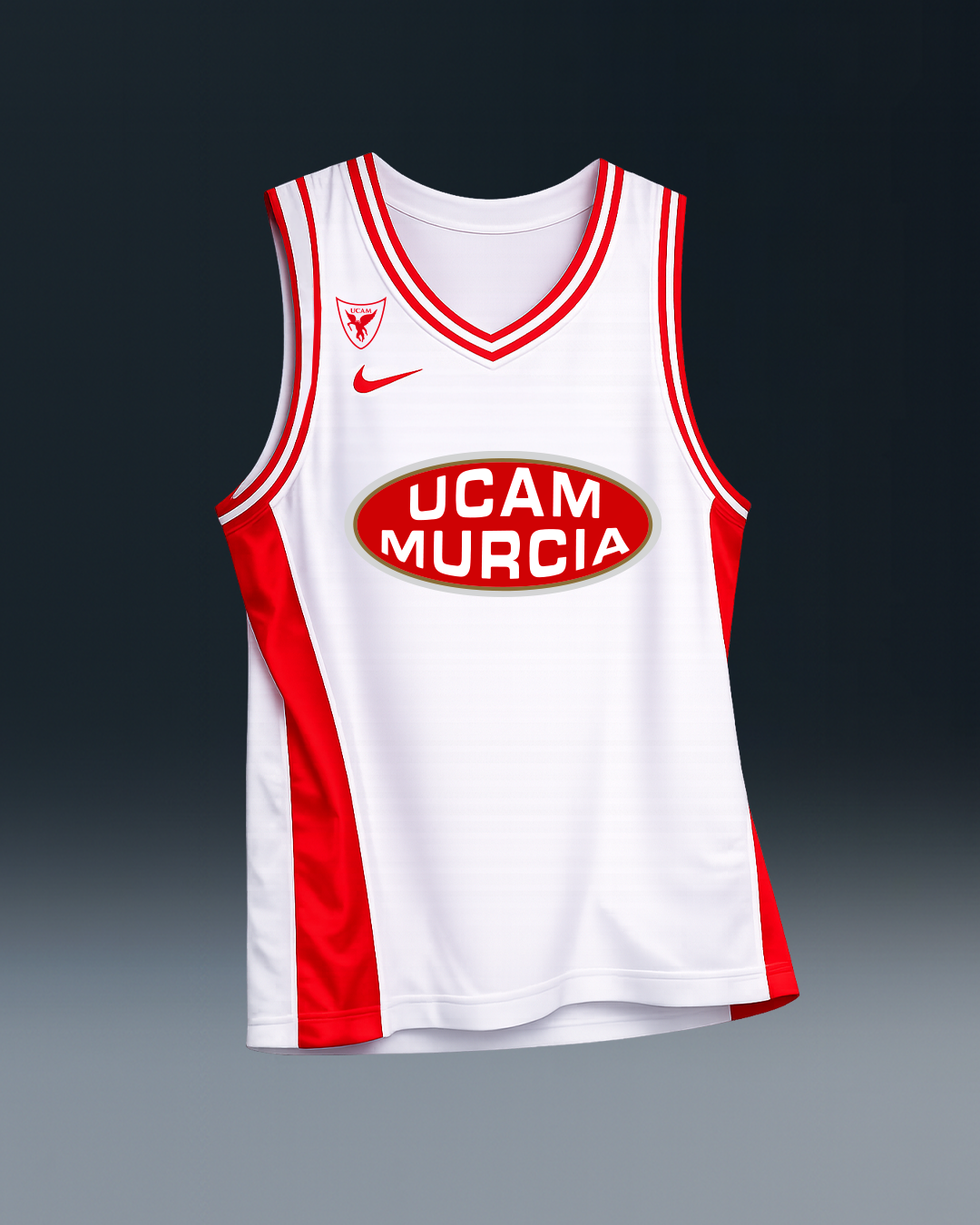 Camiseta Oficial de Juego UCAM CB – Copa del Rey Valencia 2026 (Regular Version)