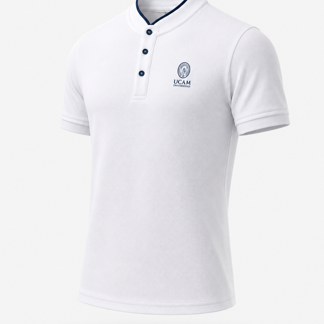 Polo Oficial UCAM Cuello Mao – Edición Institucional