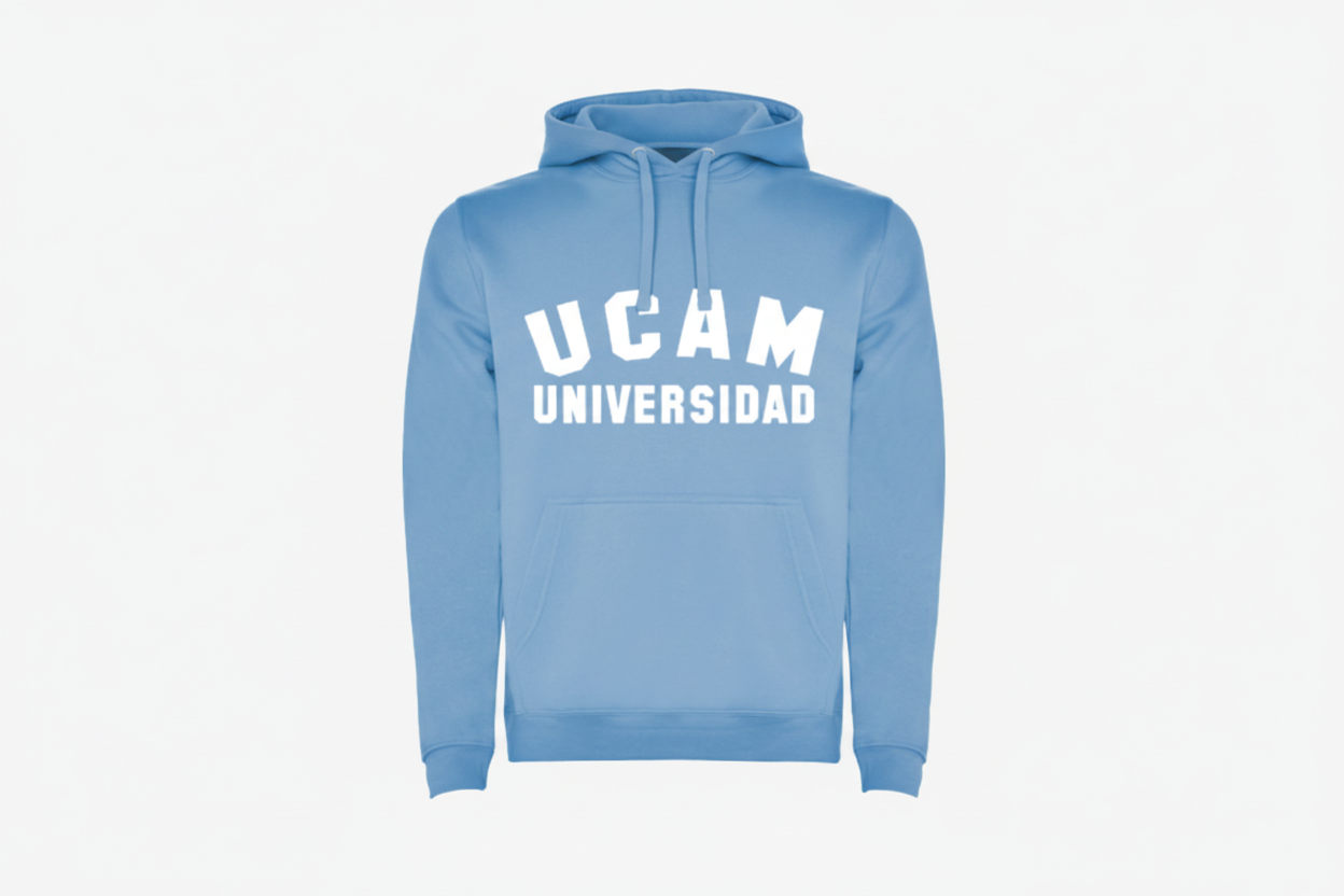 Sudadera Capucha Algodón "UCAM Universidad"