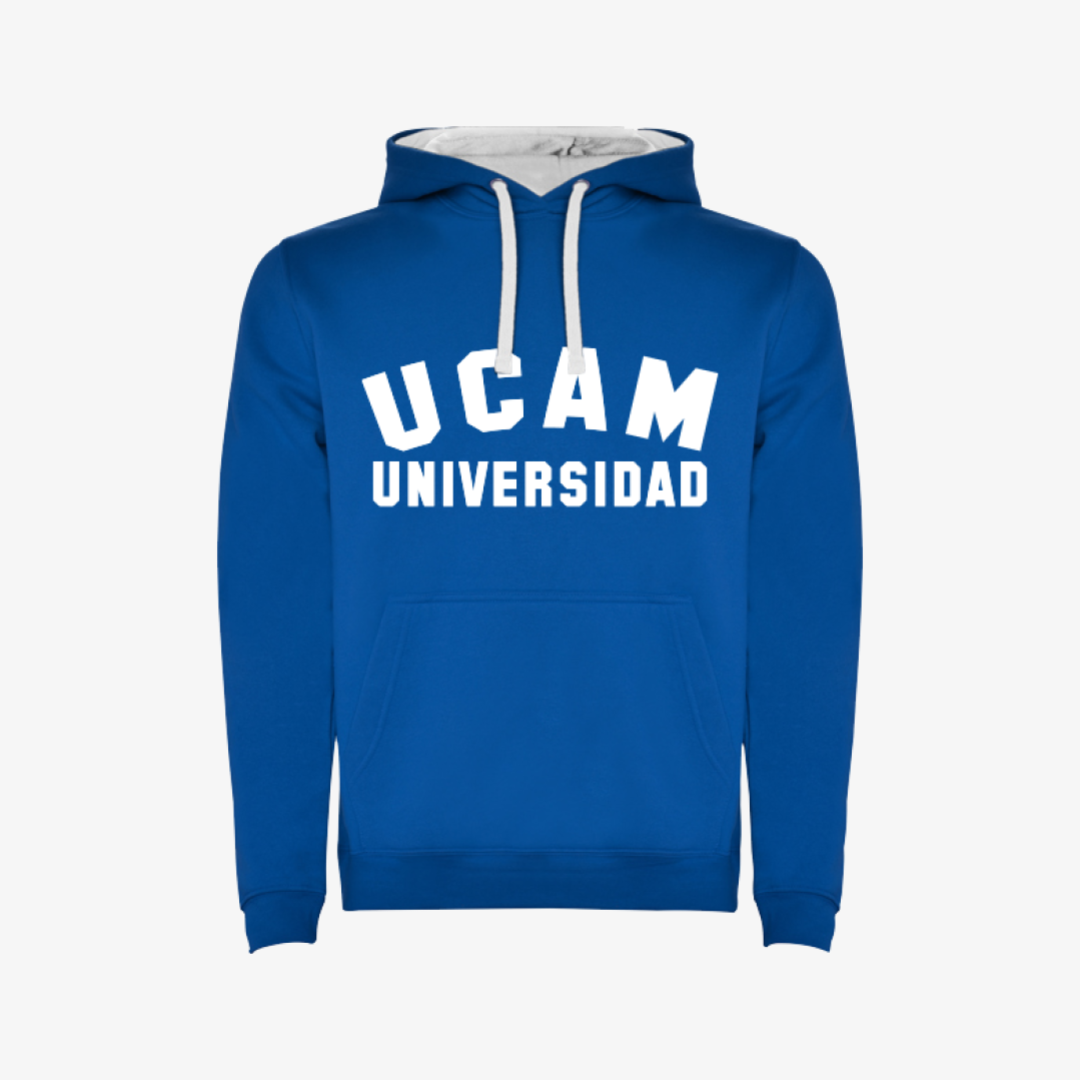 Sudadera Capucha Algodón "UCAM Universidad"