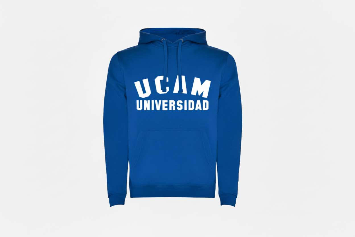 Sudadera Capucha Algodón "UCAM Universidad"