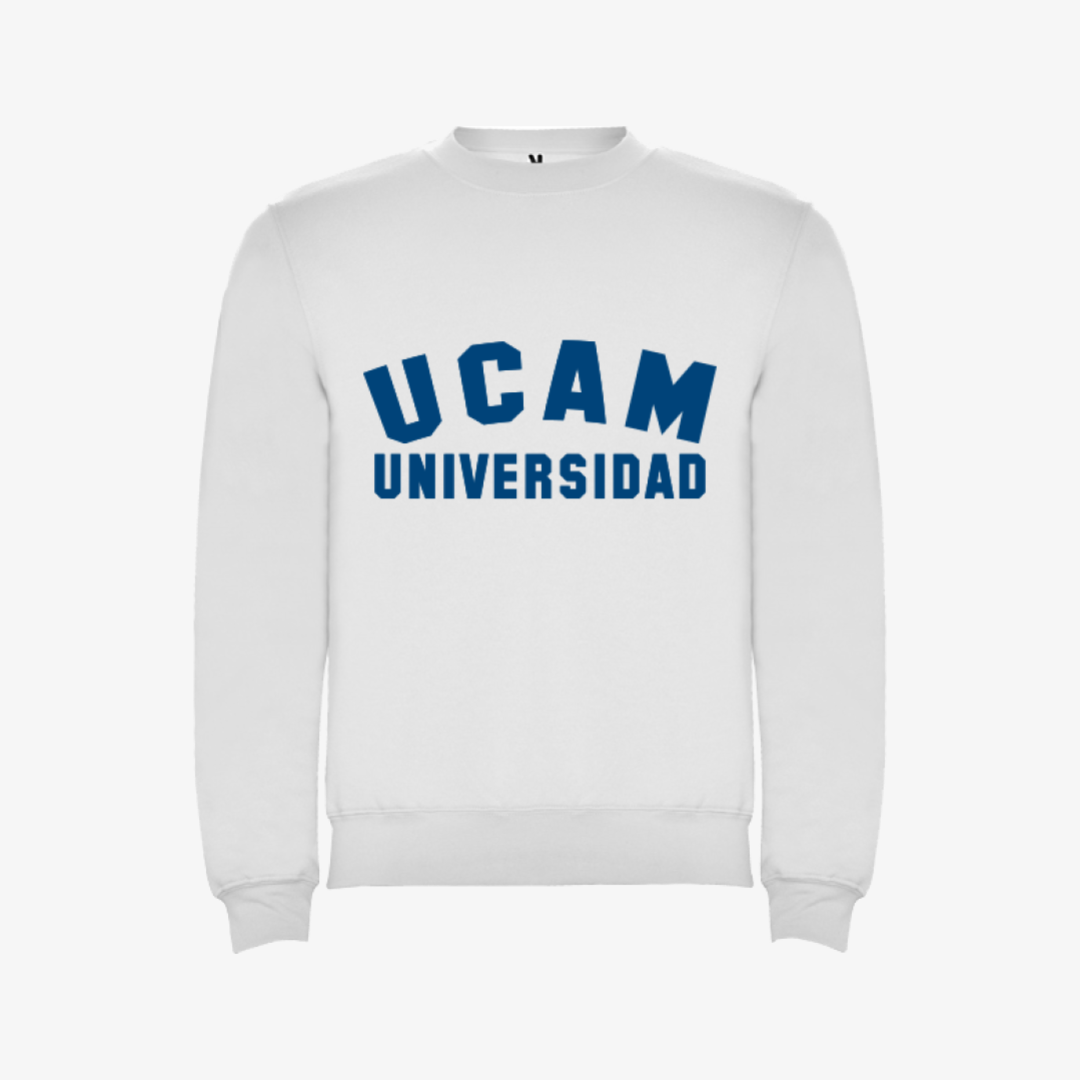 Sudadera Sin Capucha Algodón "UCAM Universidad"