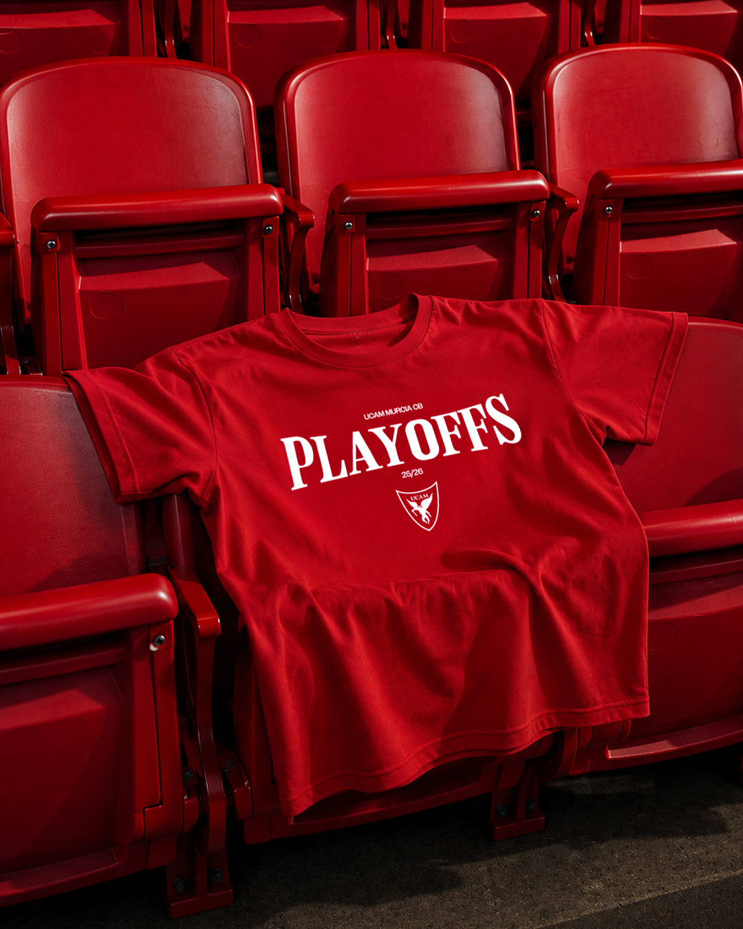 Pack Oficial Playoffs 25/26 UCAM Murcia CB – Camiseta + Bufanda Conmemorativa