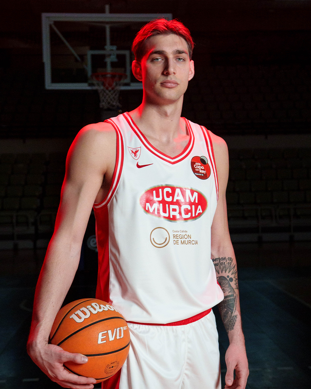 Camiseta Oficial de Juego UCAM CB – Copa del Rey Valencia 2026 (Player Version)