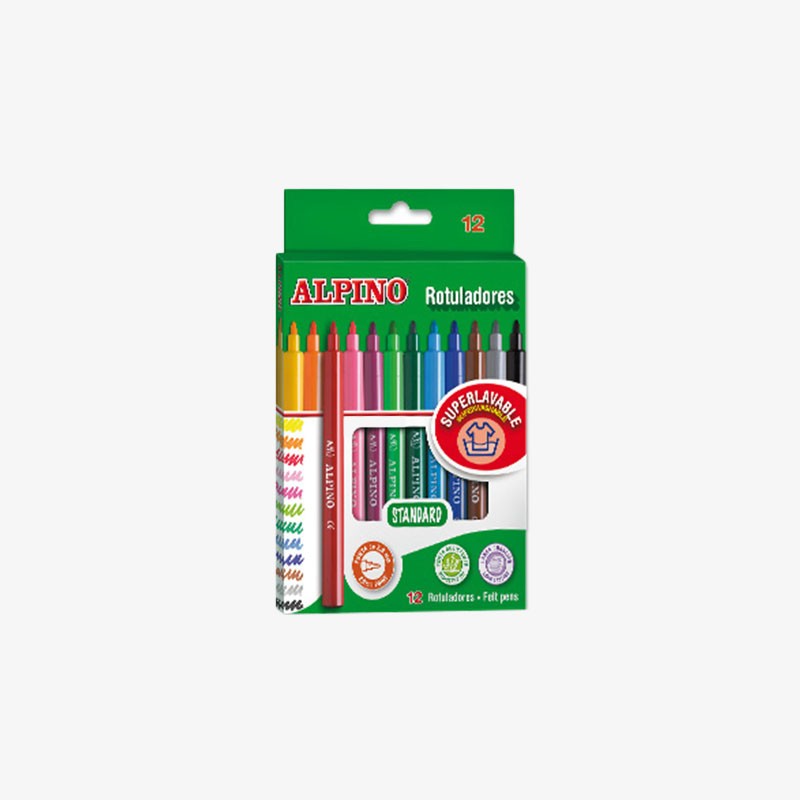 Rotuladores de colores Alpino