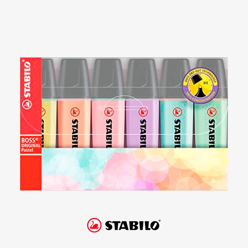 Fluorescentes Stabilo Pastel Blister